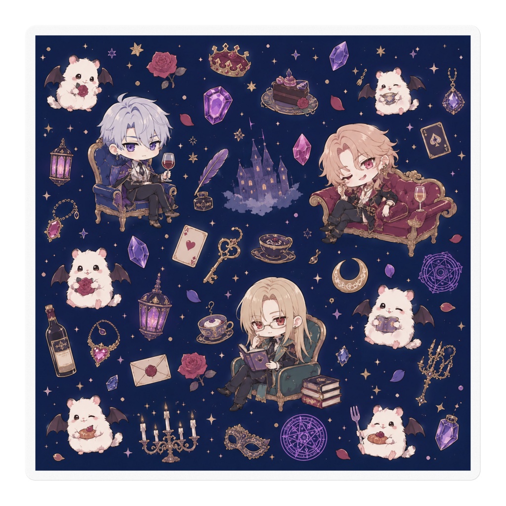 悪魔組 ステッカー