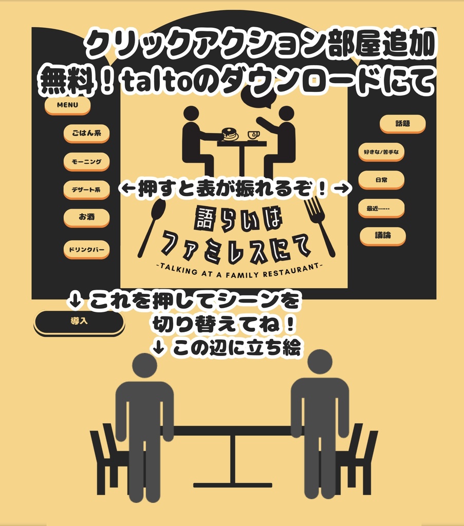 【TRPG】語らいはファミレスにて