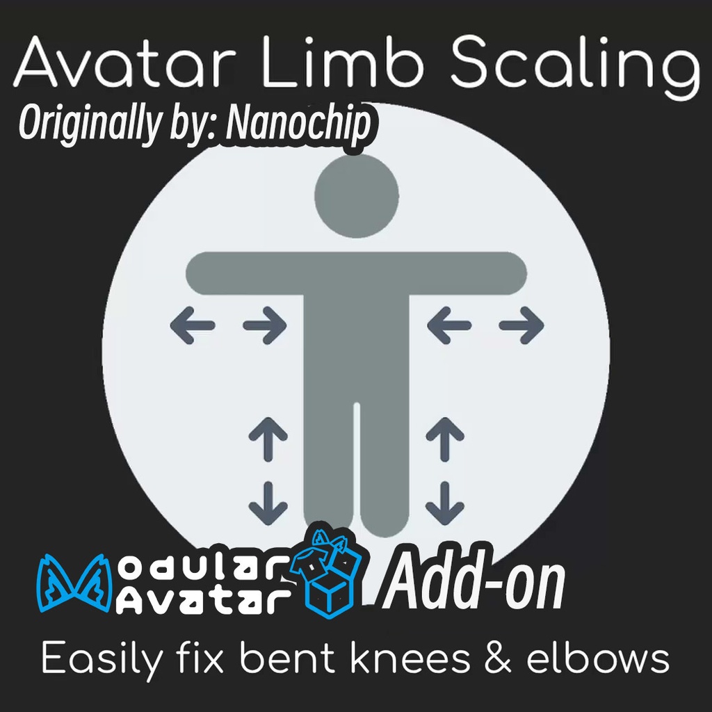 【MA対応/無料】Avatar Limb Scaling Modular Avatar Add-on