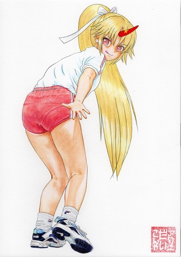 寺子屋大運動会012（勇儀ちゃん）原画