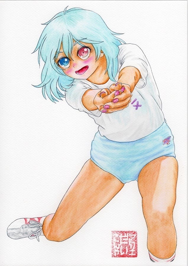 小傘ちゃんバレーボール（原画）
