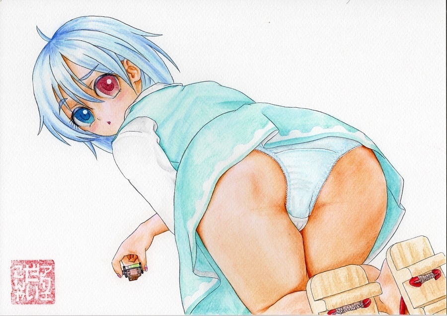 小傘ちゃん無防備パンチラ④原画