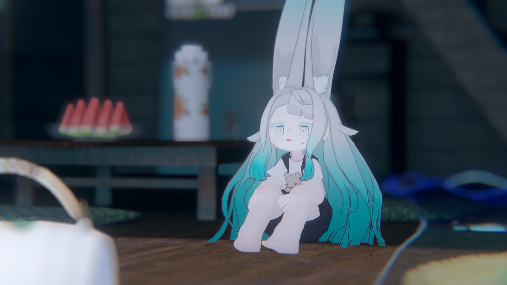 【MA対応】くまちゃんサロペット【3アバター対応】