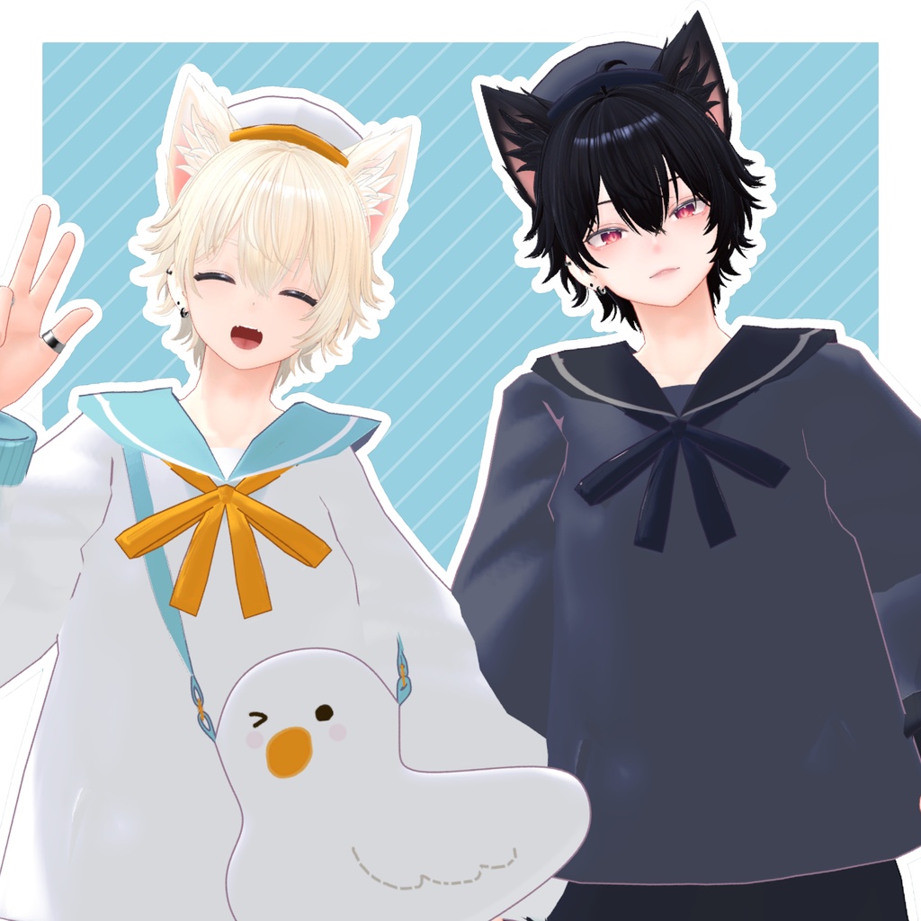 【MA対応】うみどりセーラー【5アバター対応】