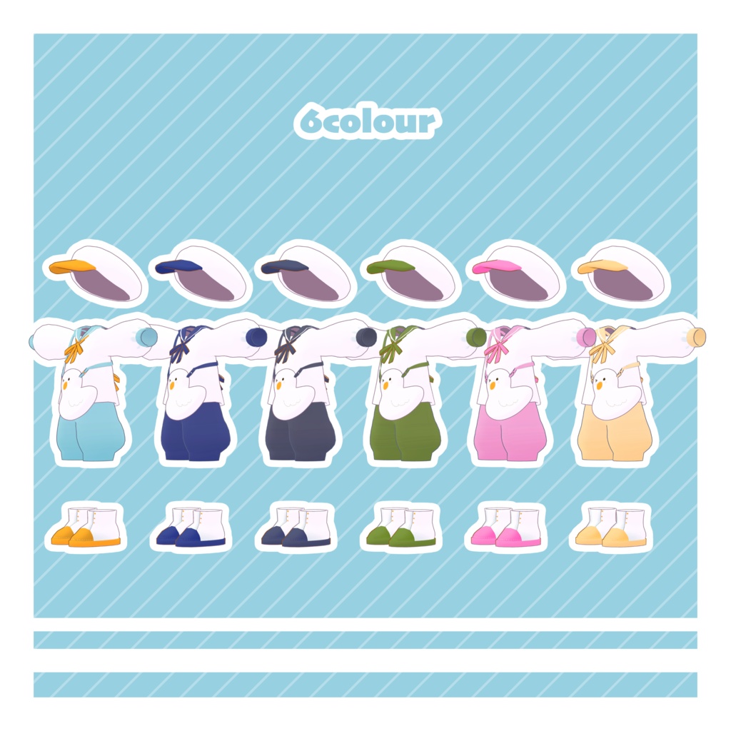 【MA対応】うみどりセーラー【5アバター対応】