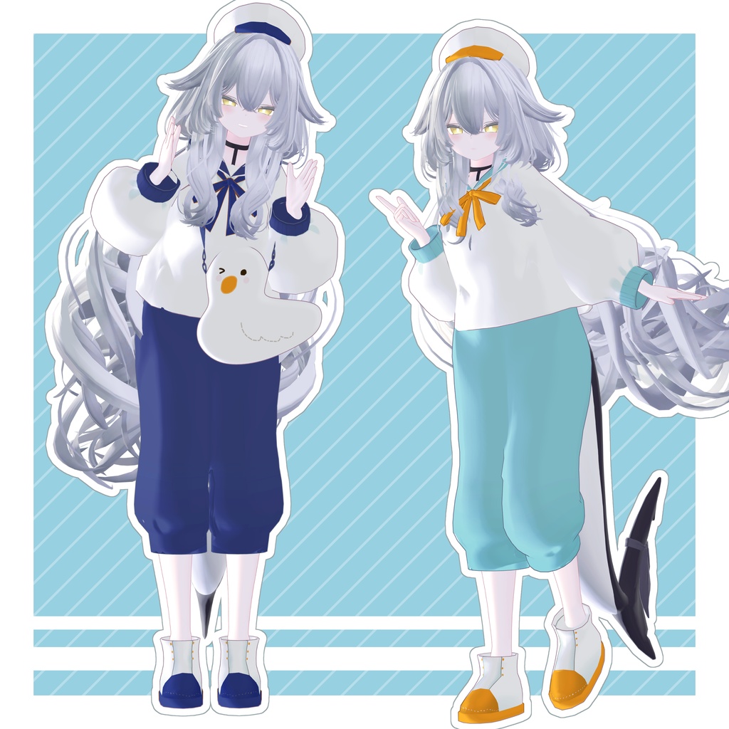 【MA対応】うみどりセーラー【5アバター対応】