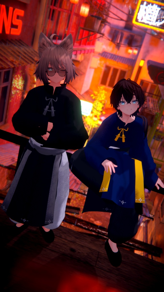 【MA対応】パンダチャイナ【6アバター対応】