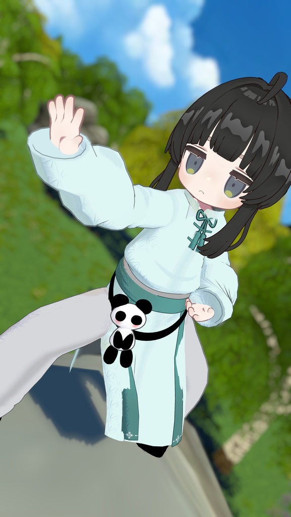 【MA対応】パンダチャイナ【6アバター対応】