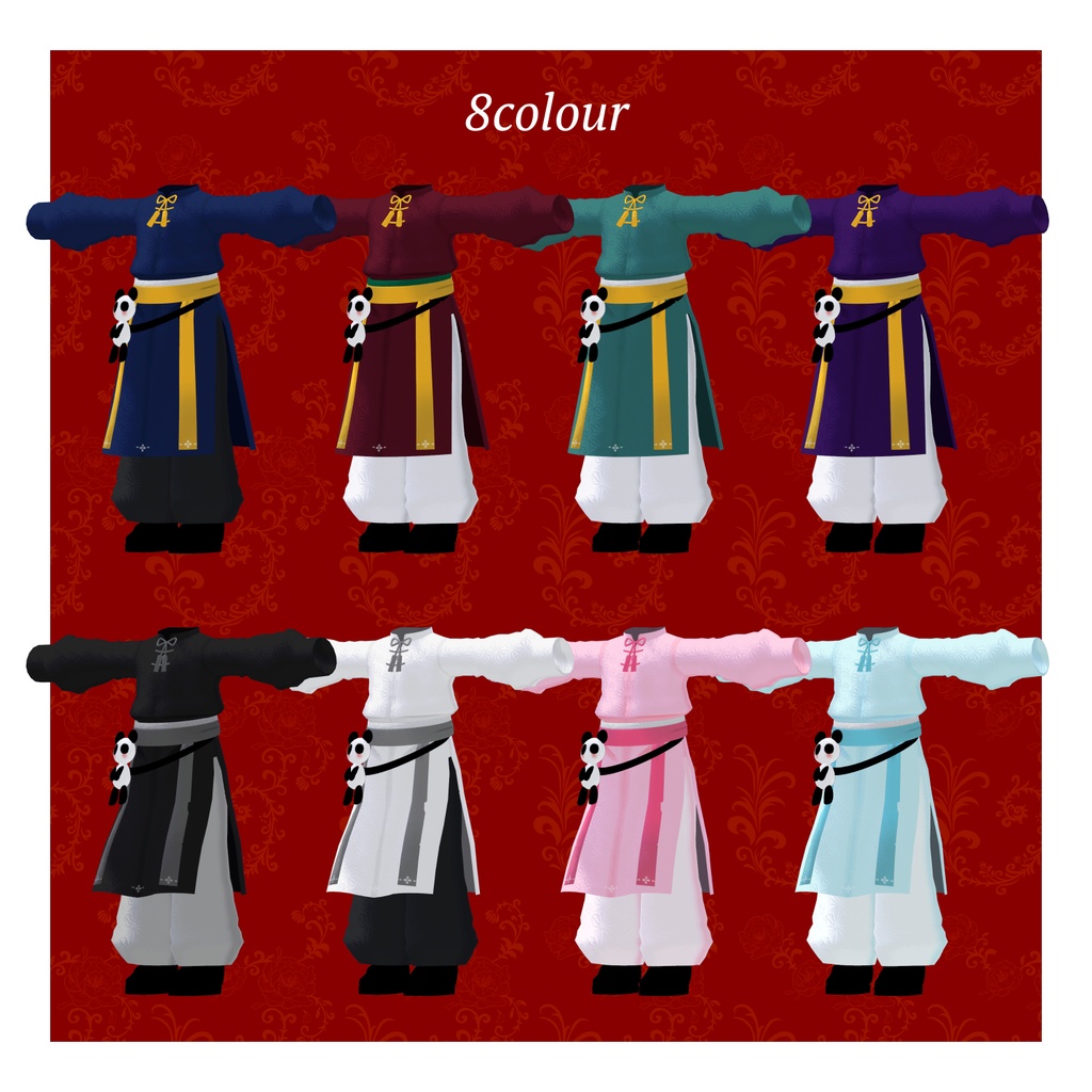 【MA対応】パンダチャイナ【6アバター対応】