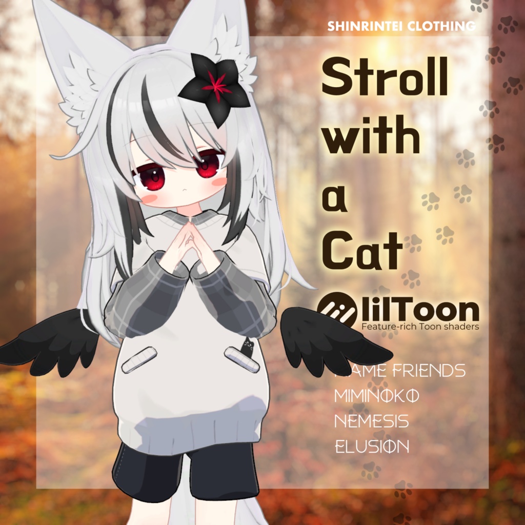 【MA対応】Stroll with a Cat【7アバター対応】