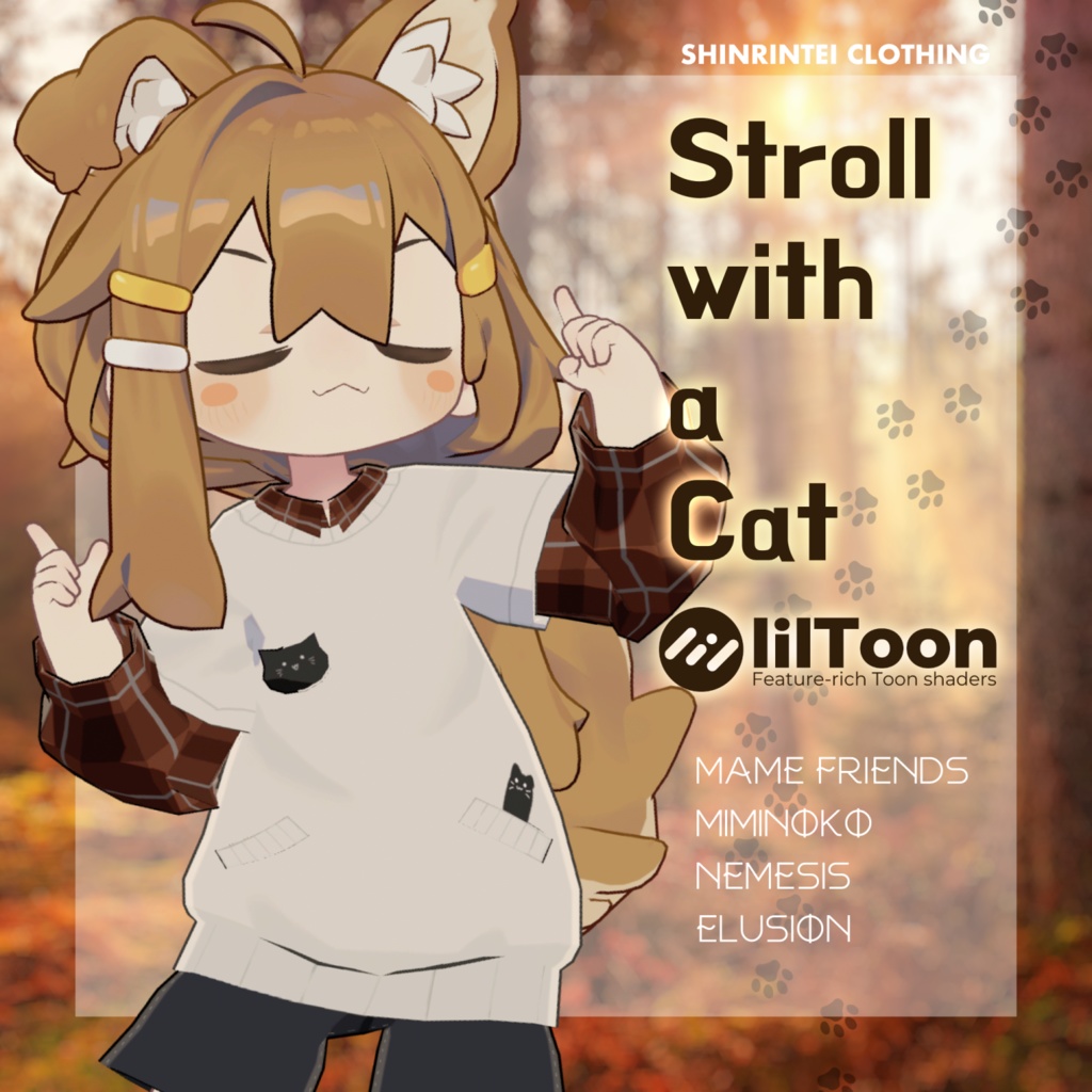 【MA対応】Stroll with a Cat【7アバター対応】