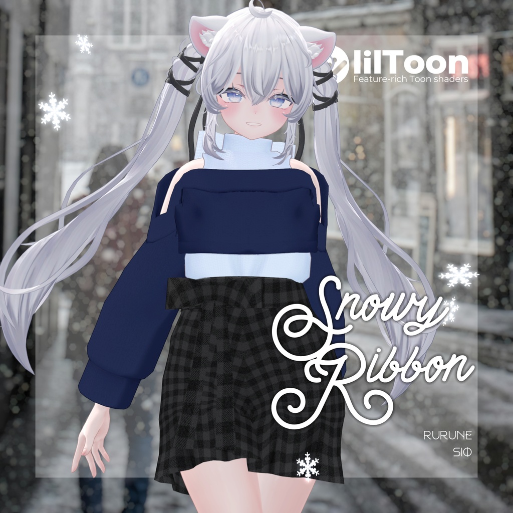 Snowy Ribbon【7アバター対応】