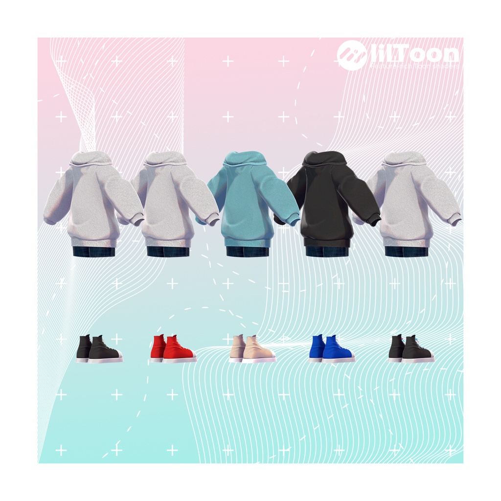 🌸販売開始SALE中🌸【MA対応】春風フーディー【5アバター対応】