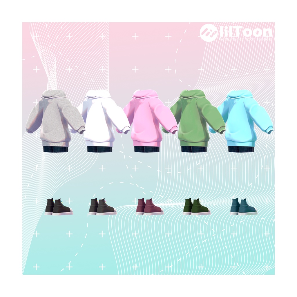 🌸販売開始SALE中🌸【MA対応】春風フーディー【5アバター対応】