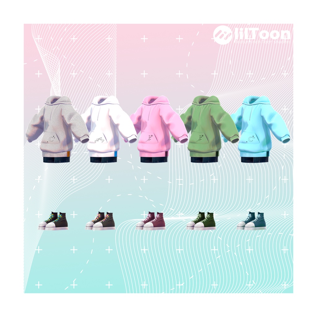 🌸販売開始SALE中🌸【MA対応】春風フーディー【5アバター対応】