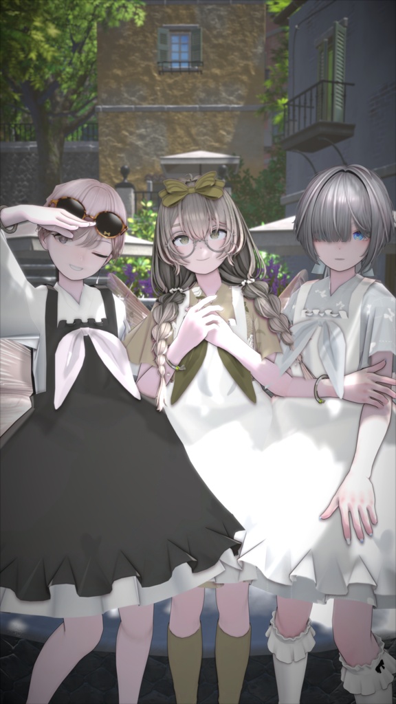 【VRC想定衣装】金魚メイド