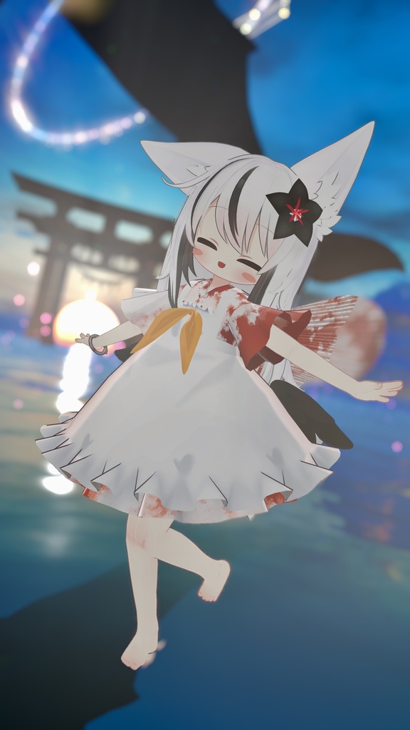 【VRC想定衣装】金魚メイド