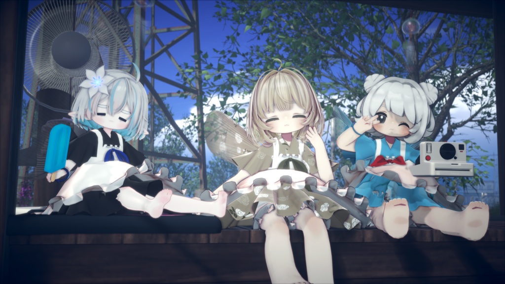 【VRC想定衣装】金魚メイド