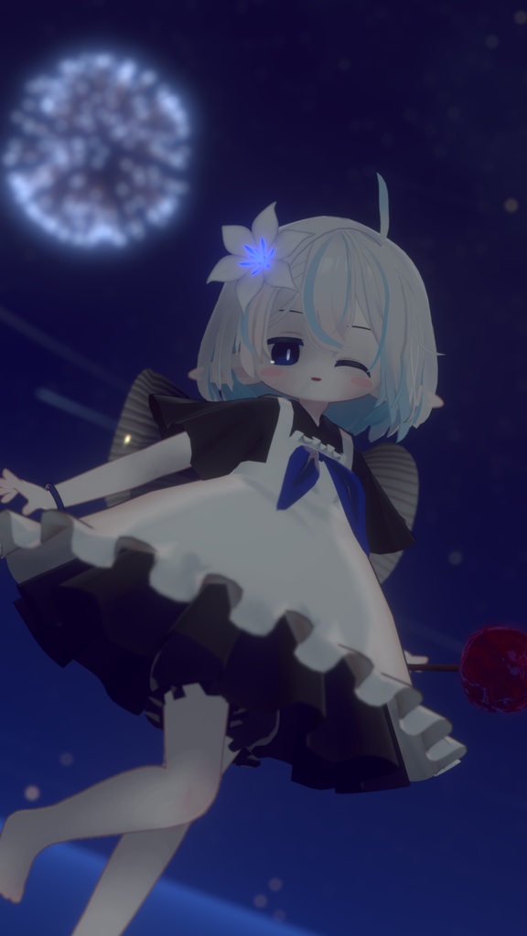 【VRC想定衣装】金魚メイド