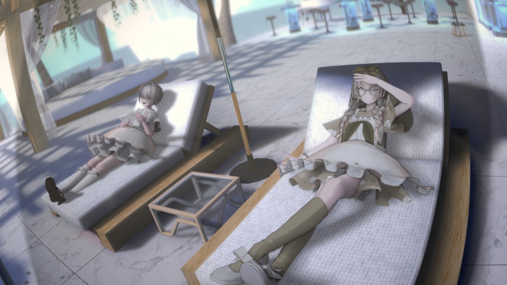 【VRC想定衣装】金魚メイド
