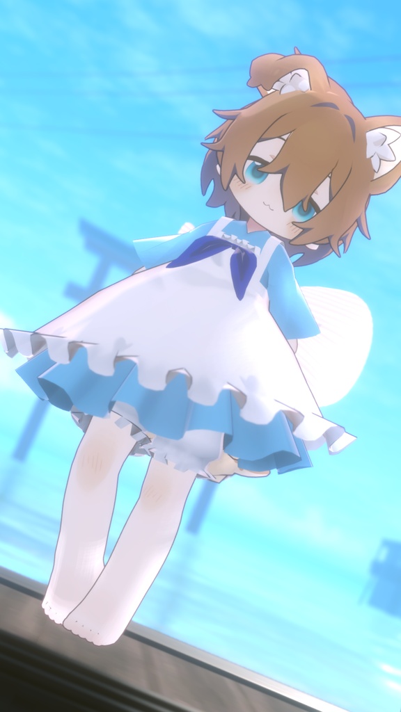 【VRC想定衣装】金魚メイド