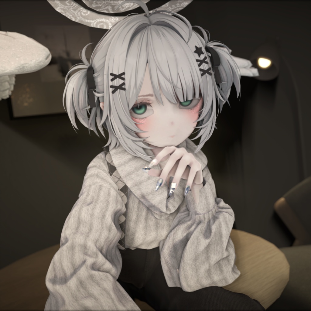 【SALE 〜10/16】白雪天使&灰羽悪魔 チーク・アイテクスチャ