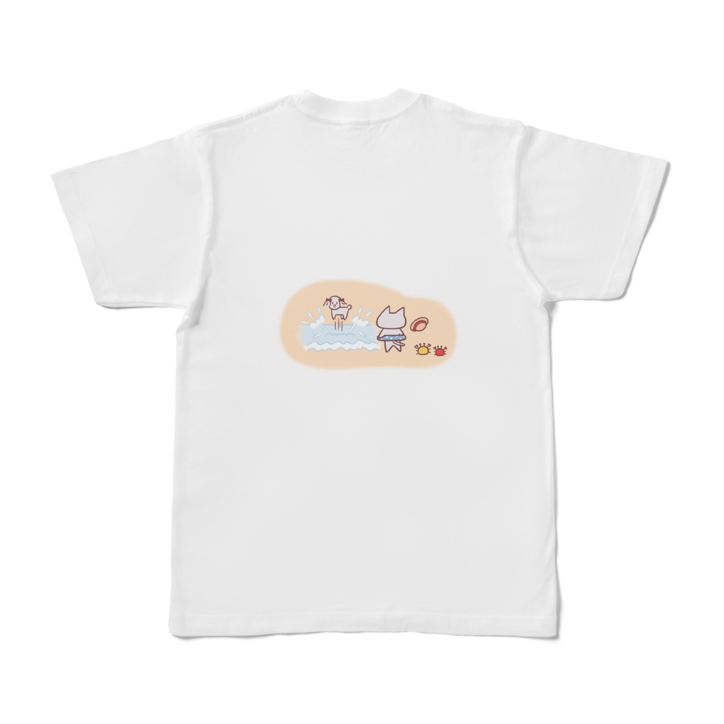 夏にゃんこTシャツ