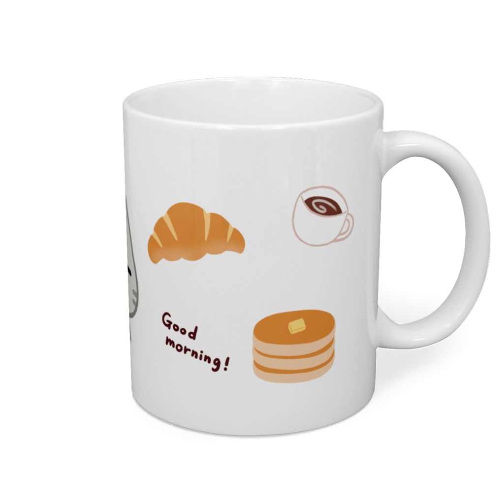 にゃんこ(朝食)マグカップ