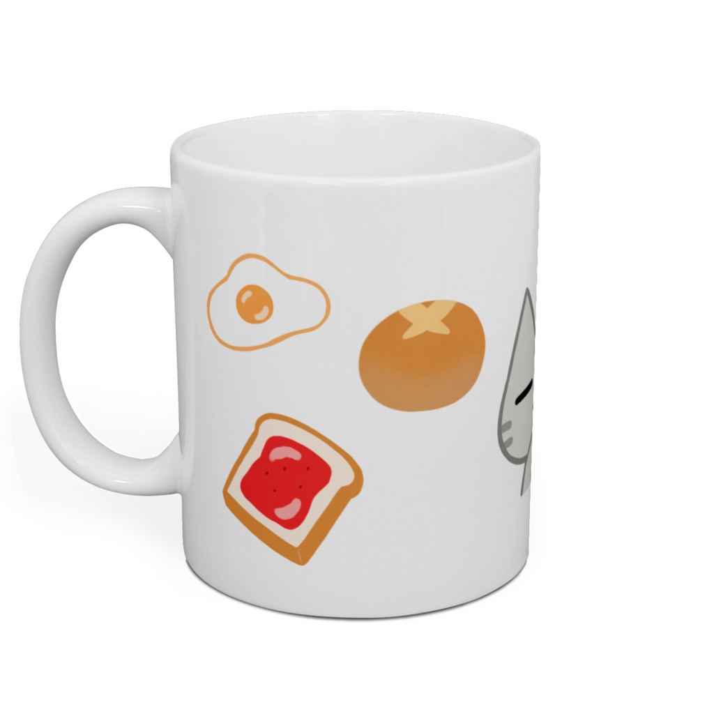 にゃんこ(朝食)マグカップ