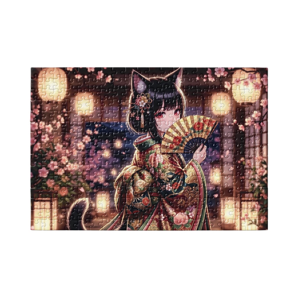 猫耳娘アニメ浮世絵 ジクソーパズル300