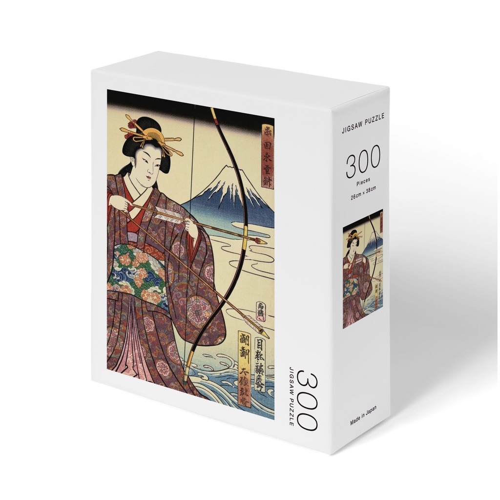 荒恵比寿女武者浮世絵ジクソーパズル300