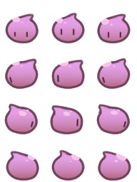 pictsquare(ピクスク)向けスライム型アバター【スラララ】※アクセサリー追加