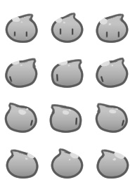 pictsquare(ピクスク)向けスライム型アバター【スラララ】※アクセサリー追加