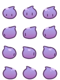 pictsquare(ピクスク)向けスライム型アバター【スラララ】※アクセサリー追加