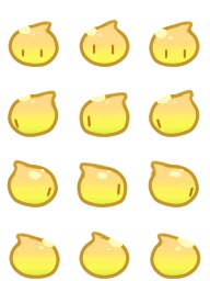 pictsquare(ピクスク)向けスライム型アバター【スラララ】※アクセサリー追加