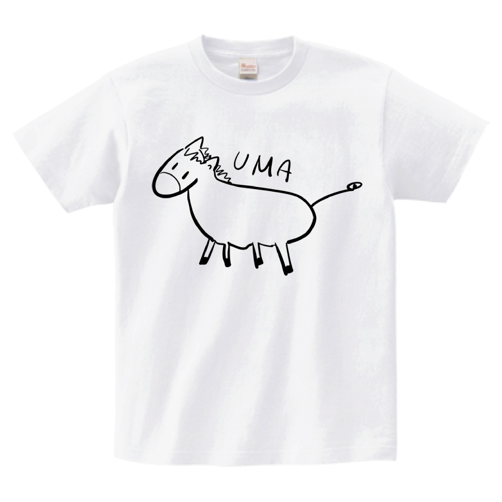 uma ヘビーウェイトＴシャツ（白）