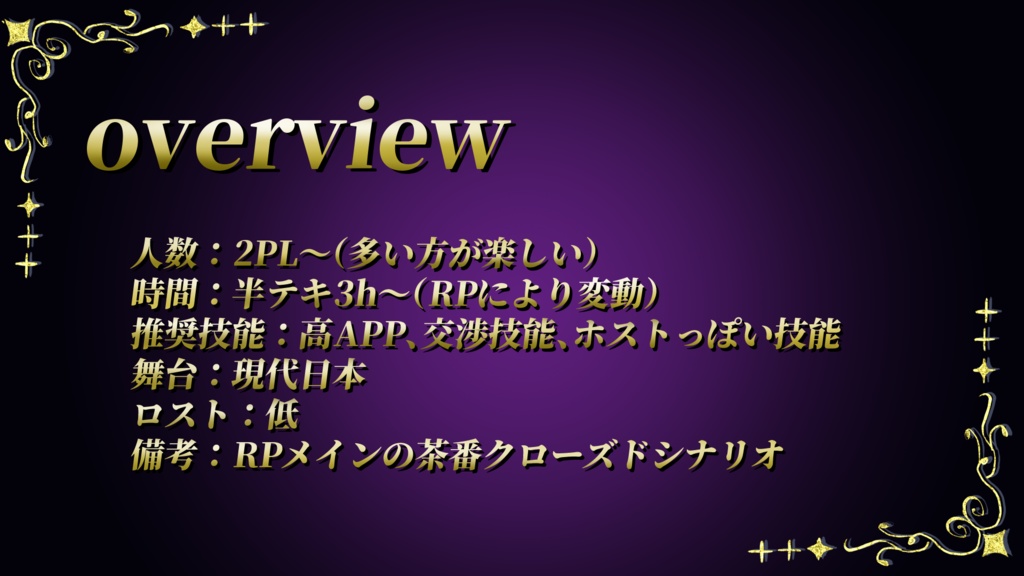 【CoC】ホスト・デスゲーム SPLL:E191529
