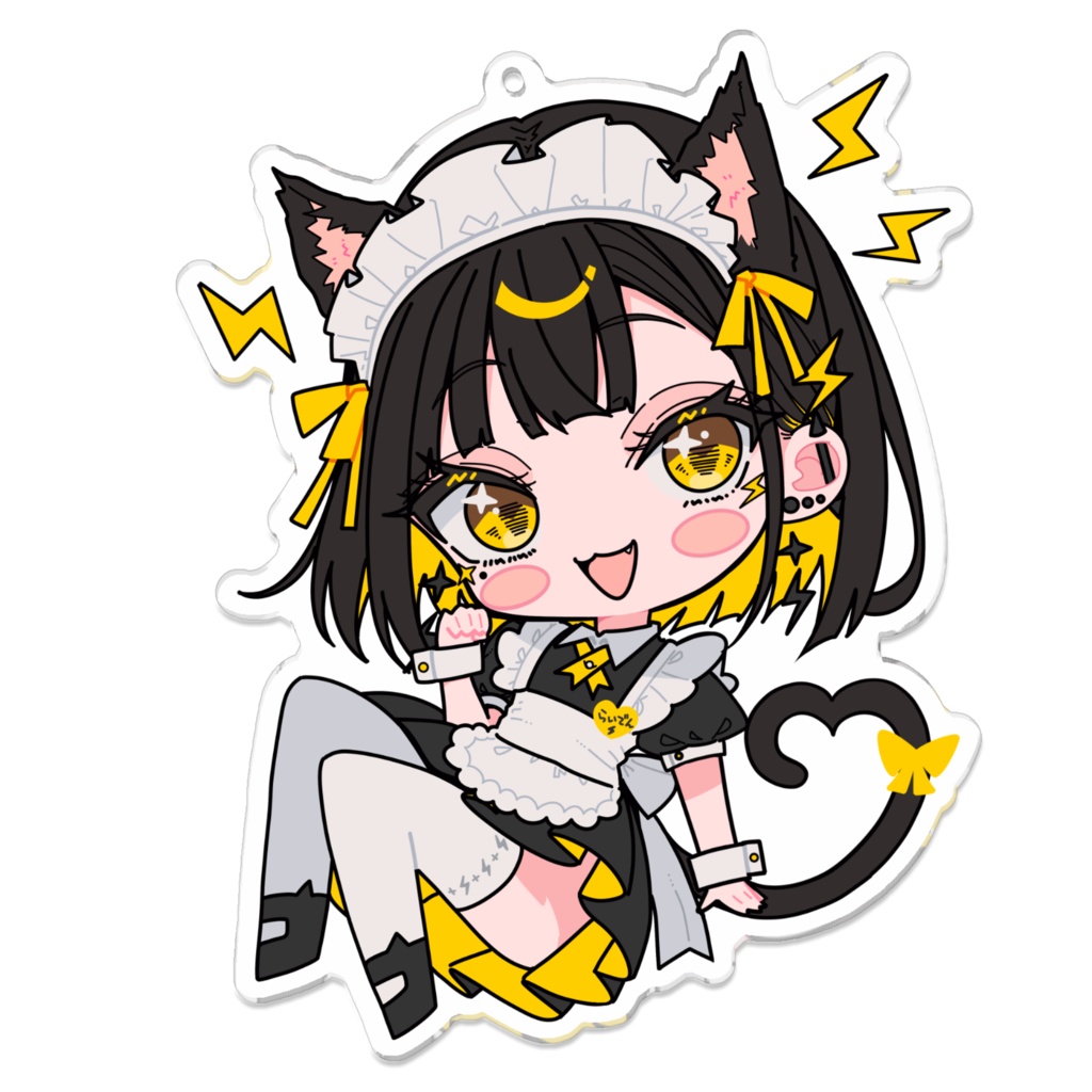 雷電・風天 BIGアクリルキーホルダー