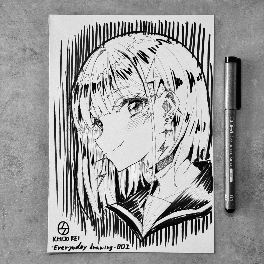 毎日線画 001