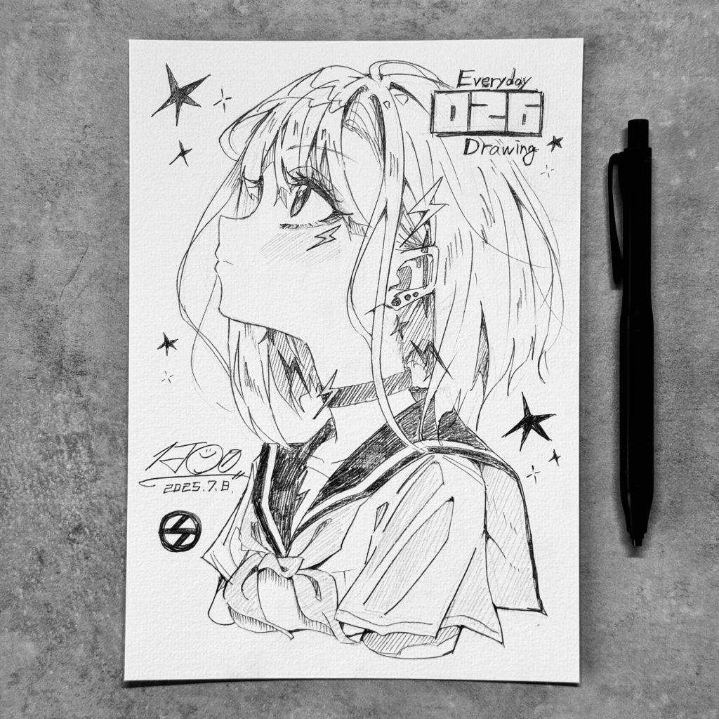 毎日線画 026