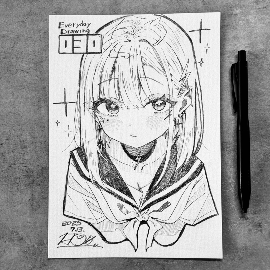 毎日線画 030