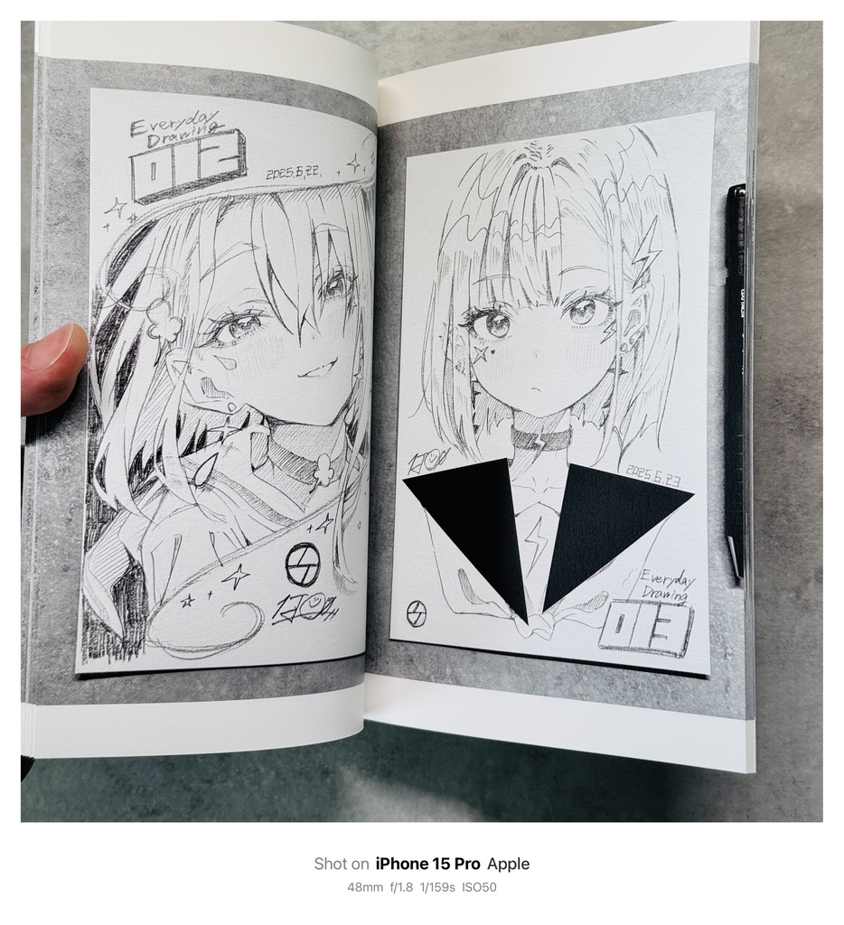 【C106新刊】『#毎日原画チャレンジ Vol.1』【限定130部/サイン本】