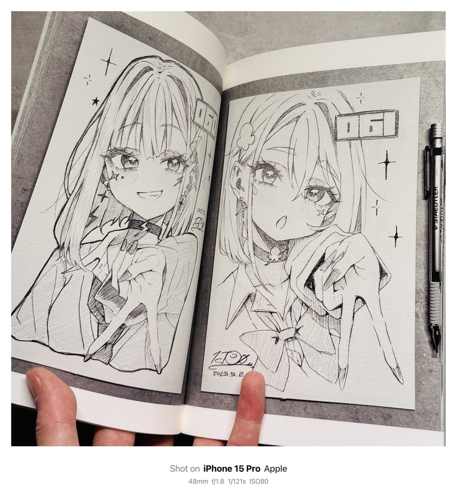 【COMITIA154新刊】『#毎日原画チャレンジ Vol.2』【限定150部/サイン本】