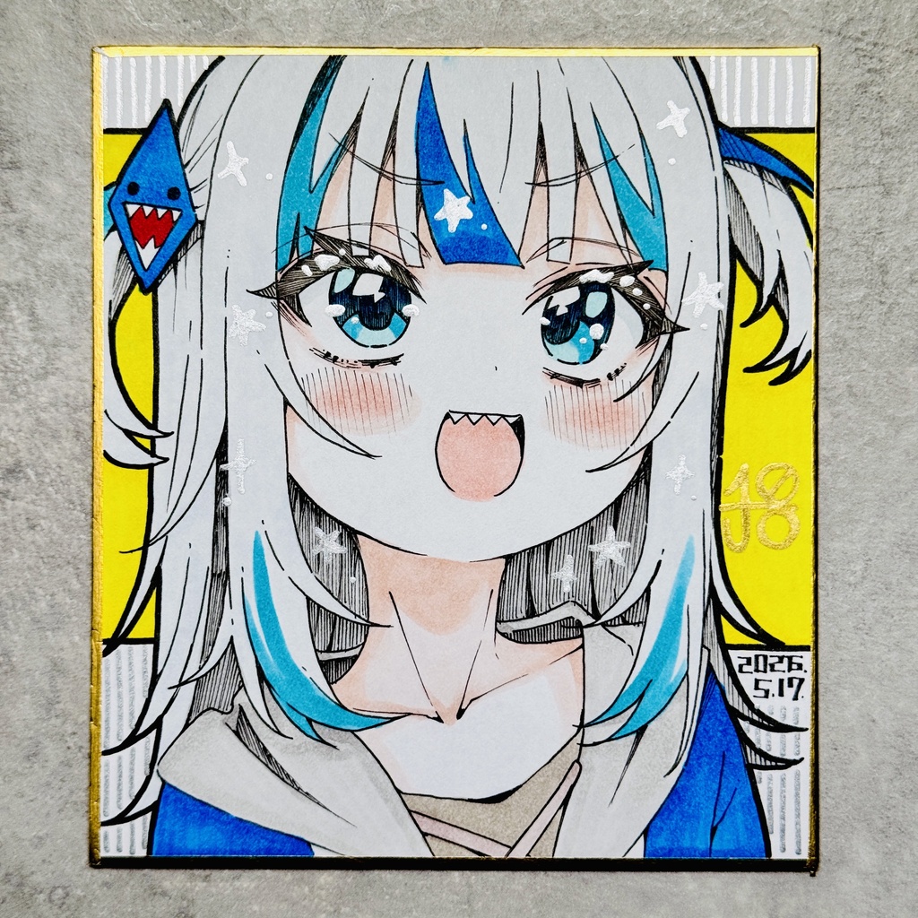 【アナログ原画】がうるぐら③ GawrGura
