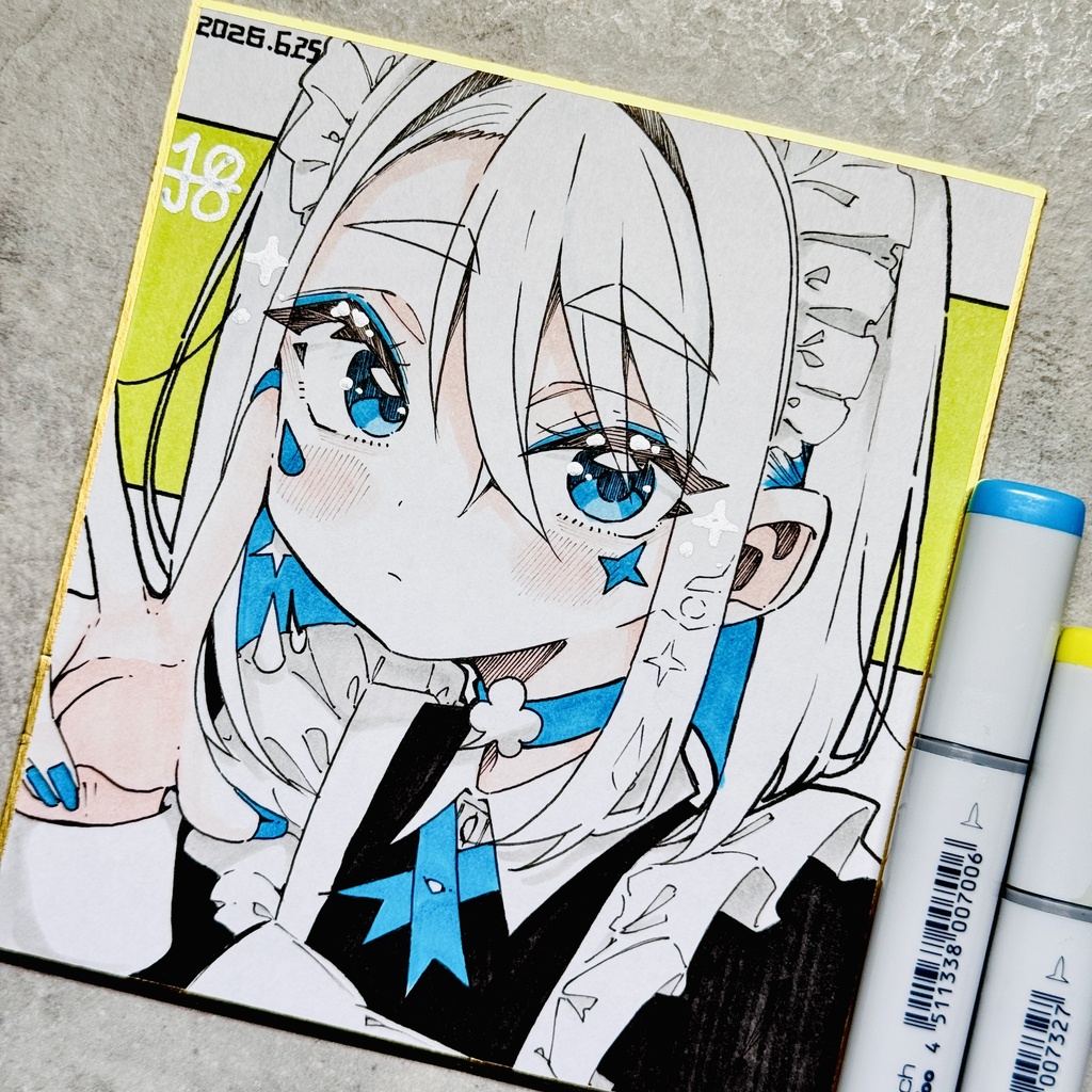 【アナログ原画】メイド風天