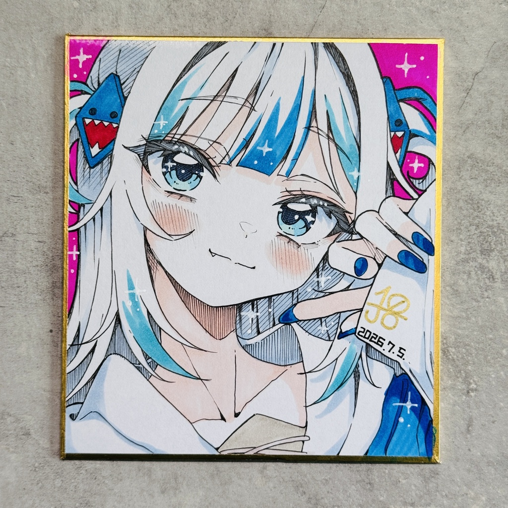 【アナログ原画】がうるぐら③【限定一点モノ】