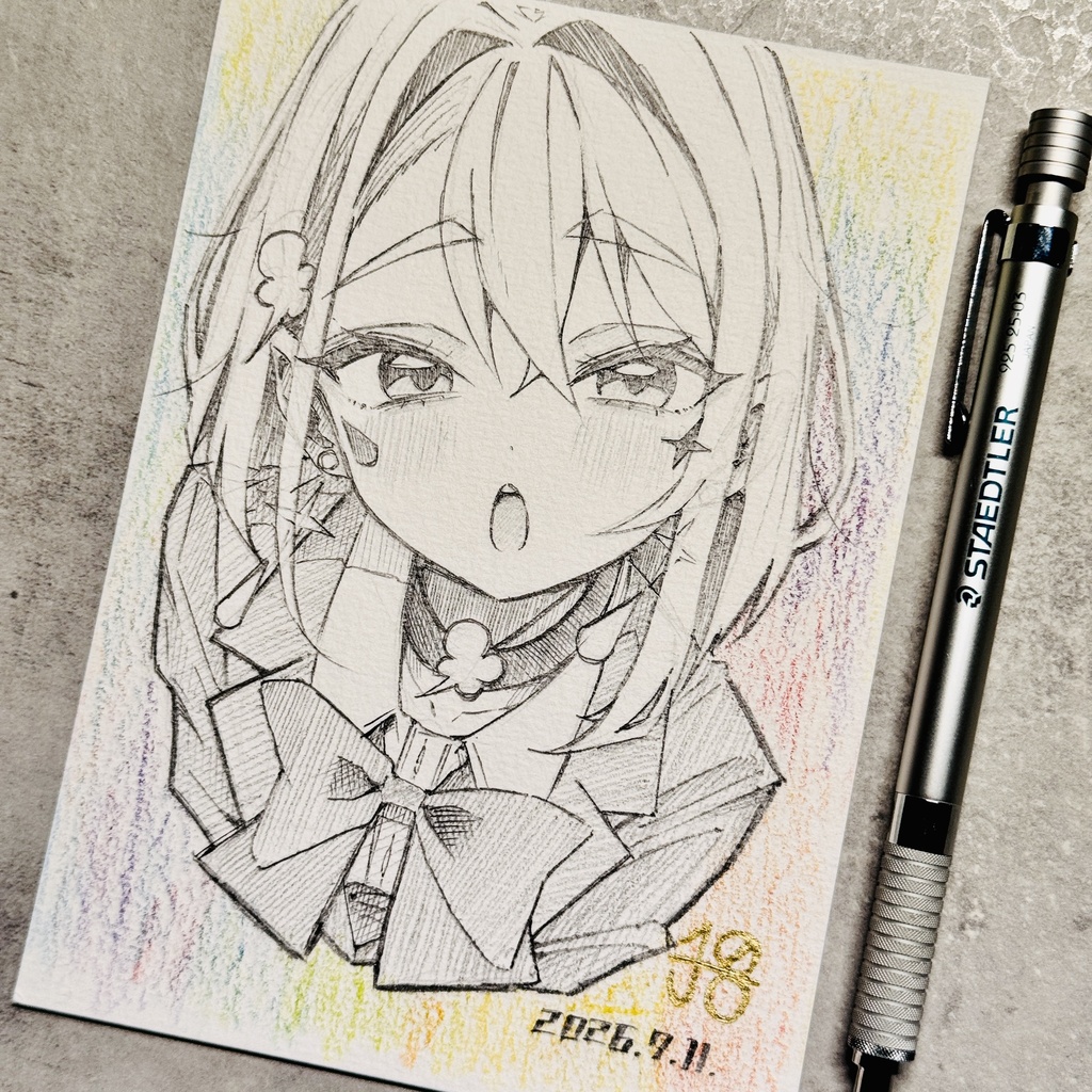 【アナログ原画】ブレザー風天【限定一点モノ】