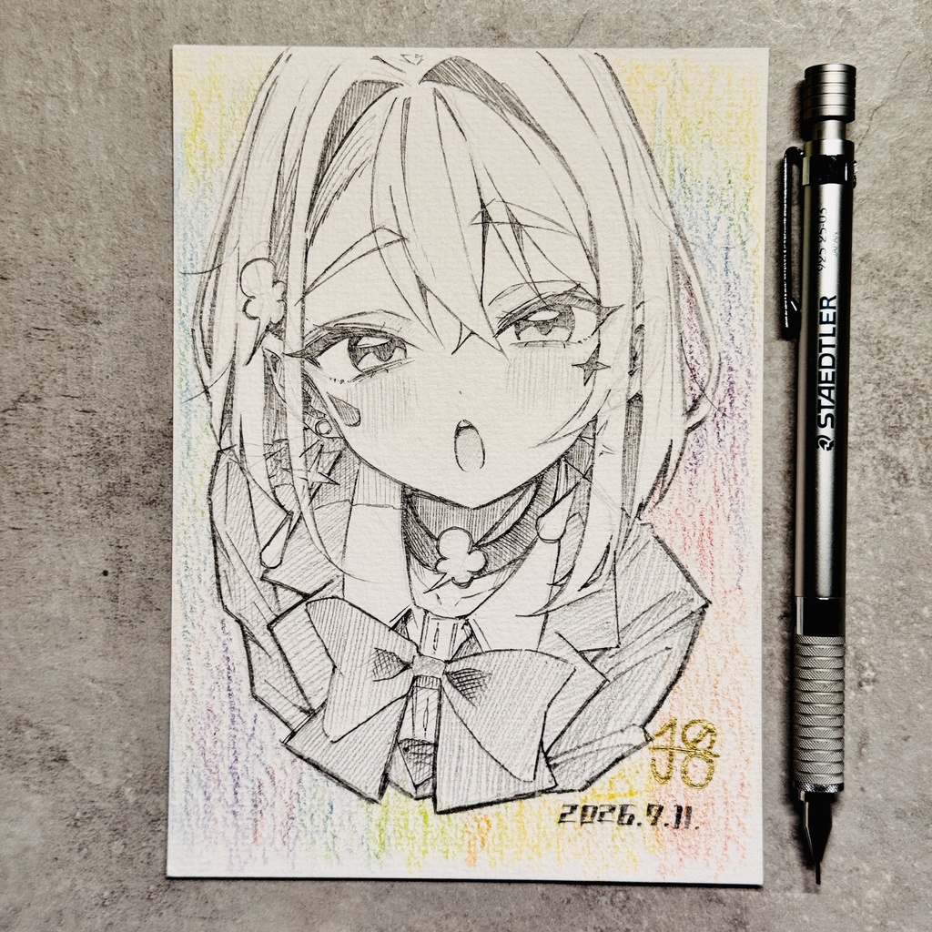【アナログ原画】ブレザー風天【限定一点モノ】