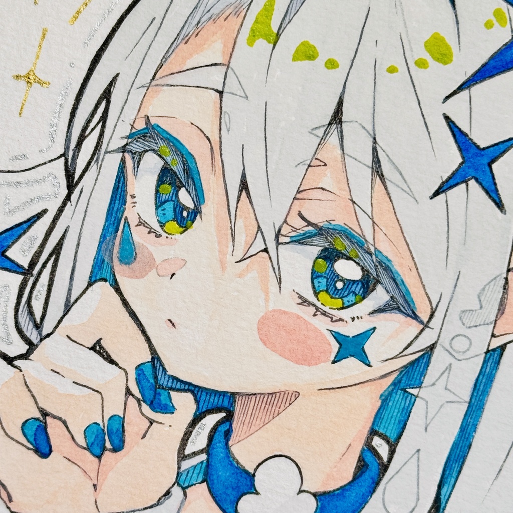 【アナログ原画】風天【水彩画】