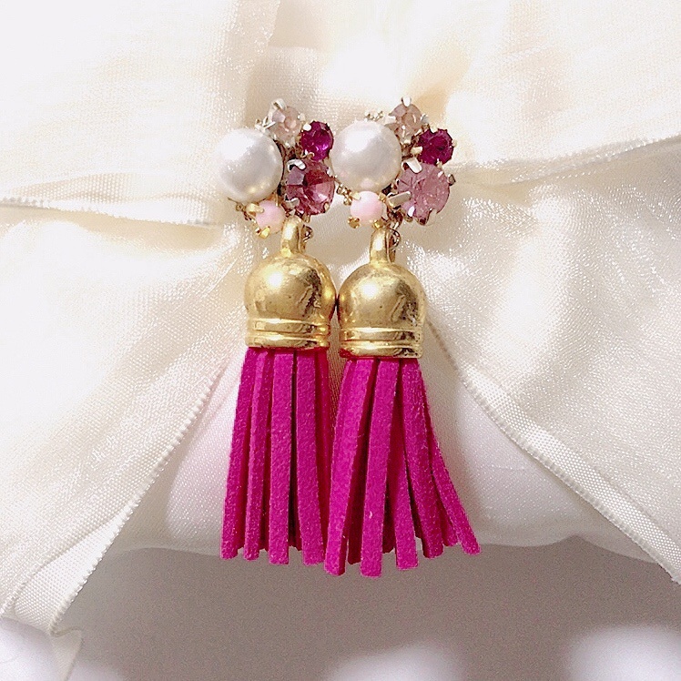 ピアス[pink bride]